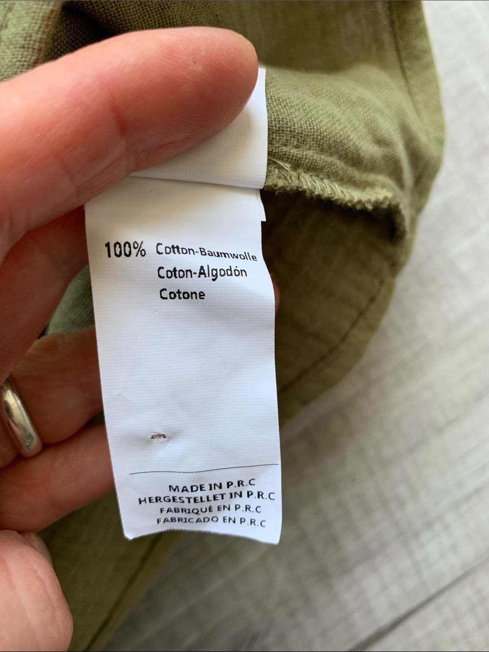 Cupshe Women’s Olive Green Sleeveless Gauzy Blouse, Size S. - Picture 5 of 7